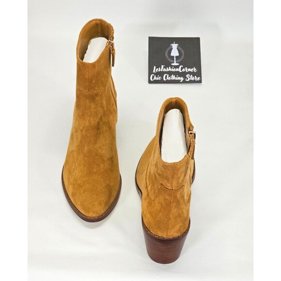 NWOB J Crew Women’s Golden Brandy Suede 2” Block Heel Booties Size 9 1837 - Picture 12 of 16